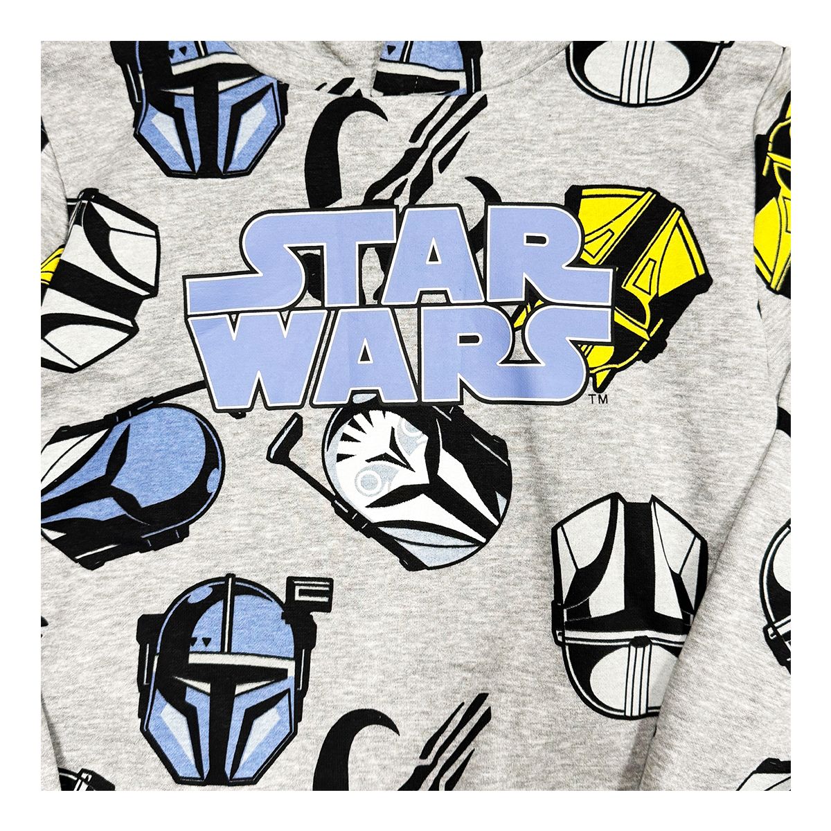 Character Boys' Mandalorian Graphic All Over Print Hoodie