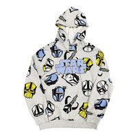 Character Boys' Mandalorian Graphic All Over Print Hoodie Front_Flat