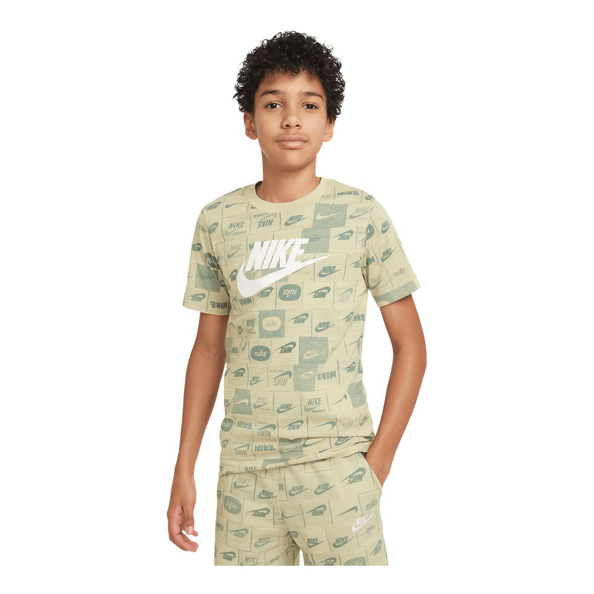 Nike Sportswear Kids' Club SSNL All Over Print T Shirt