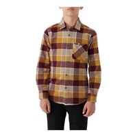 O'Neill Kids' Winslow Plaid Flannel Long Sleeve Top Front_Flat