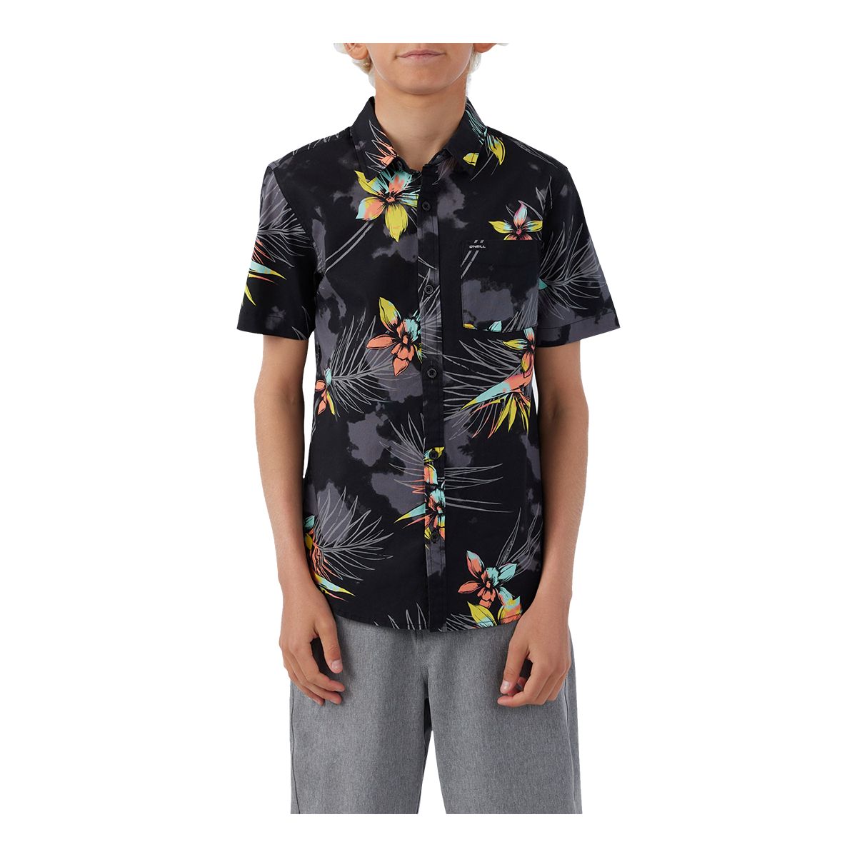 O'Neill Kids' Quiver Stretch Allover Print Shirt