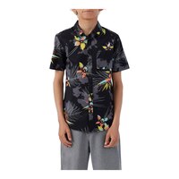 O'Neill Kids' Quiver Stretch Allover Print Shirt Front_Flat