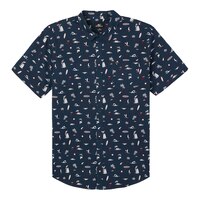 O'Neill Kids' Quiver Stretch Allover Print Shirt Front_Flat