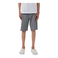 O'Neill Kids' Reserve Heather 18-Inch Hybrid Stretch Shorts Front_Flat