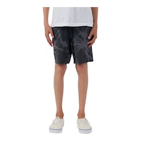 O'Neill Kids' Stockton Print 16-inch Hybrid Shorts Front_Flat