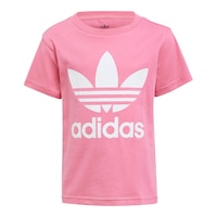 adidas Boys' Adicolor Trefoil T Shirt Front_Flat