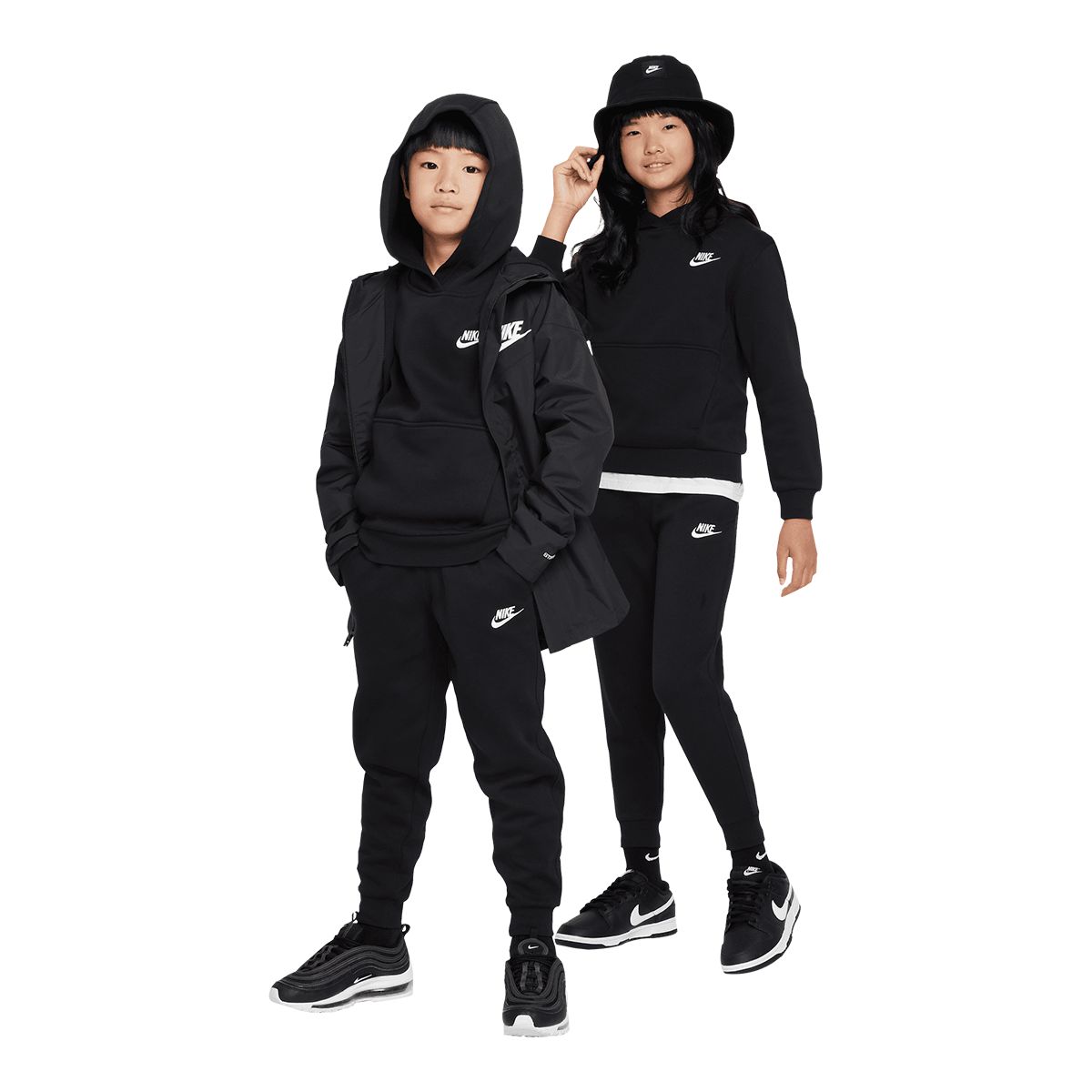 (取寄) ナイキ キッズ キッズ クラブ フリース ジョガーズ (リトル キッド/ビッグ キッド) Nike Kids kids Club Fleece Joggers (Little Kid/Big Kid) Fir Nike Sportswear Kids' LBR Club Jogger Pants | SportChek