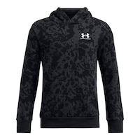 Under Armour Kids' Icon Fleece Printed Hoodie Front_Flat