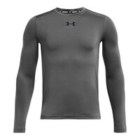 Under Armour Kids' Hockey Fitted Grippy Long Sleeve Shirt Front_Flat