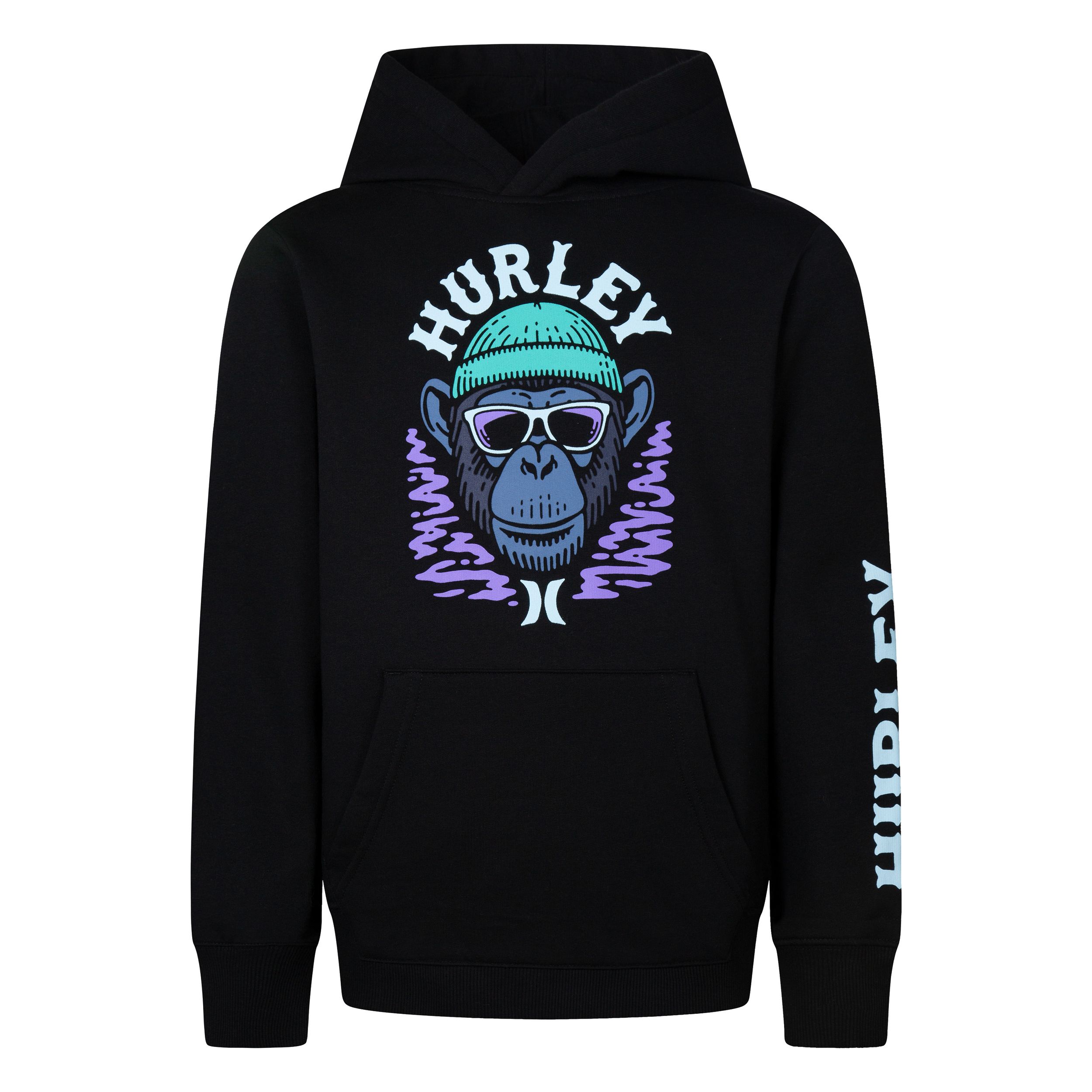 Hurley Boys' Monkey Graphic Fleece Hoodie