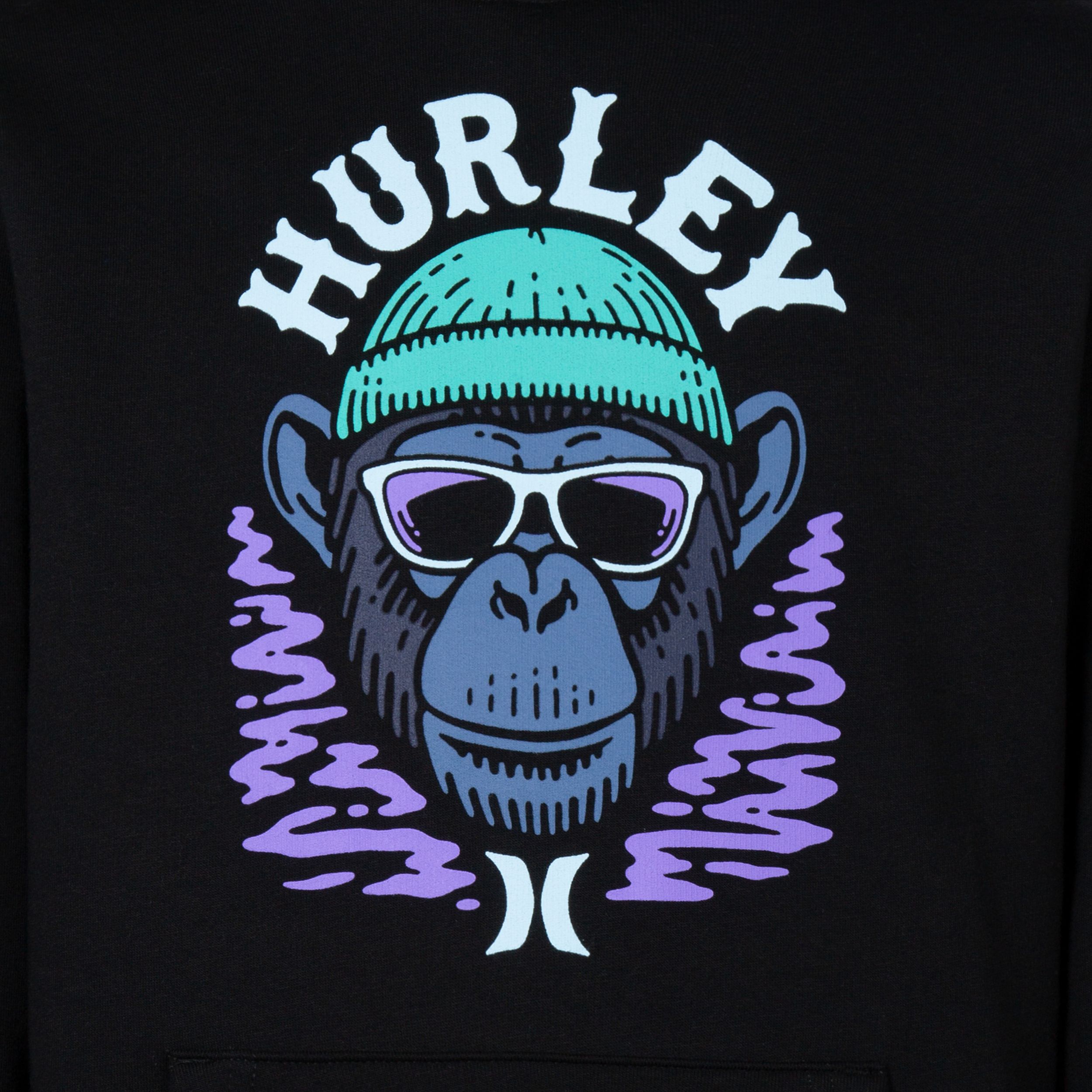 Hurley Boys' Monkey Graphic Fleece Hoodie