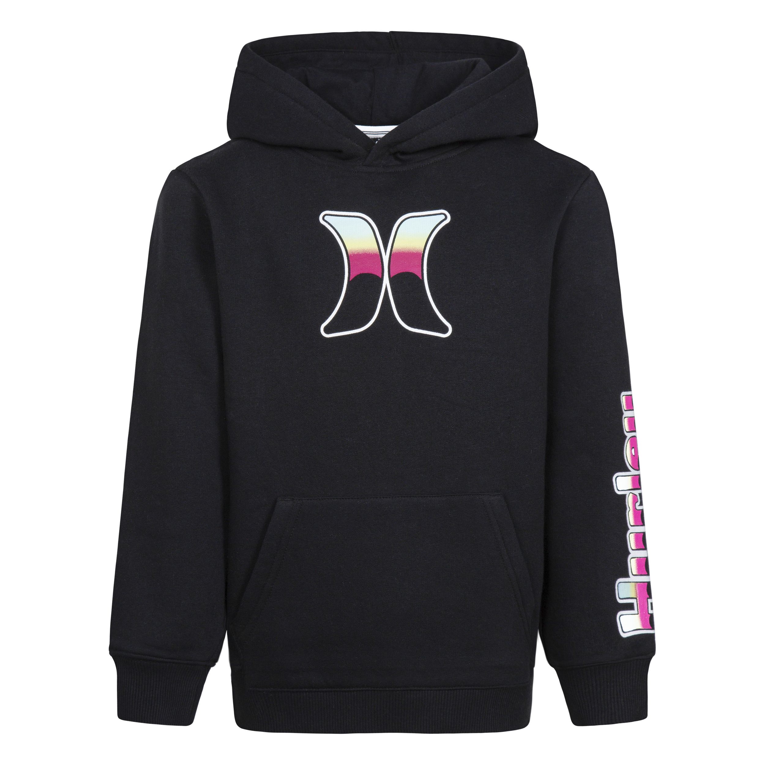 Hurley Boys' Graphic Hoooded Long Sleeve T Shirt