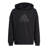 adidas Boys' Future Icons Logo Hoodie Front_Flat