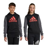 adidas Kids' Big Logo Colourblock Hoodie Front_Flat