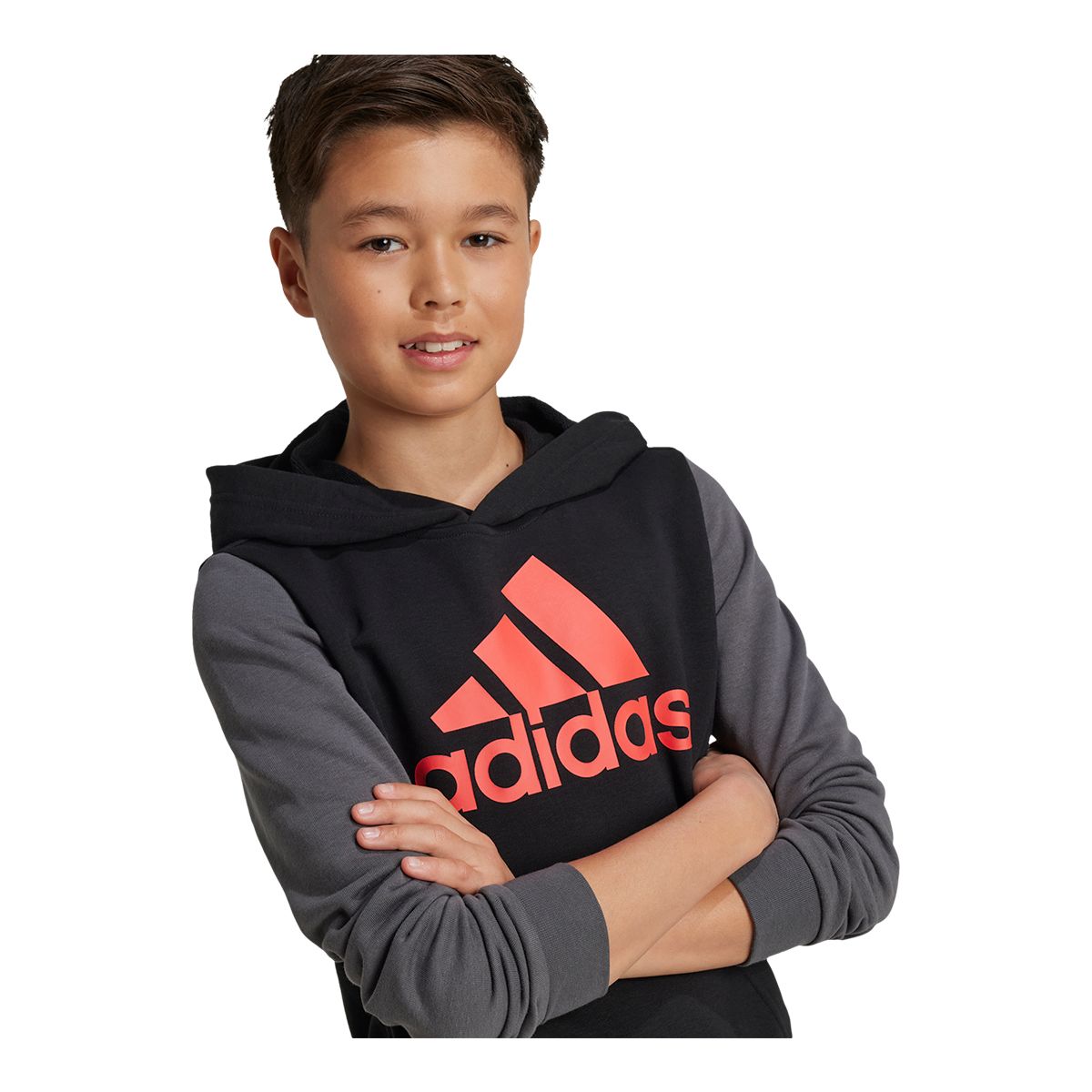 adidas Kids' Big Logo Colourblock Hoodie