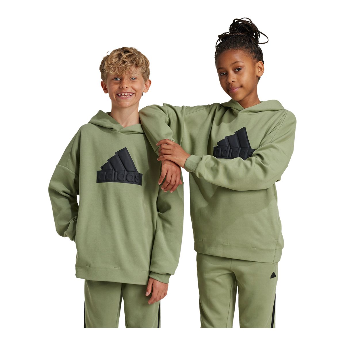 adidas Boys' Future Icons Logo Hoodie