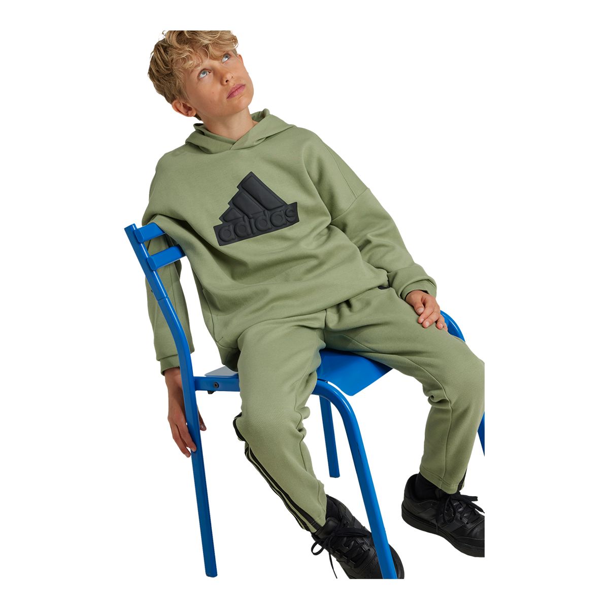 adidas Boys' Future Icons Logo Hoodie