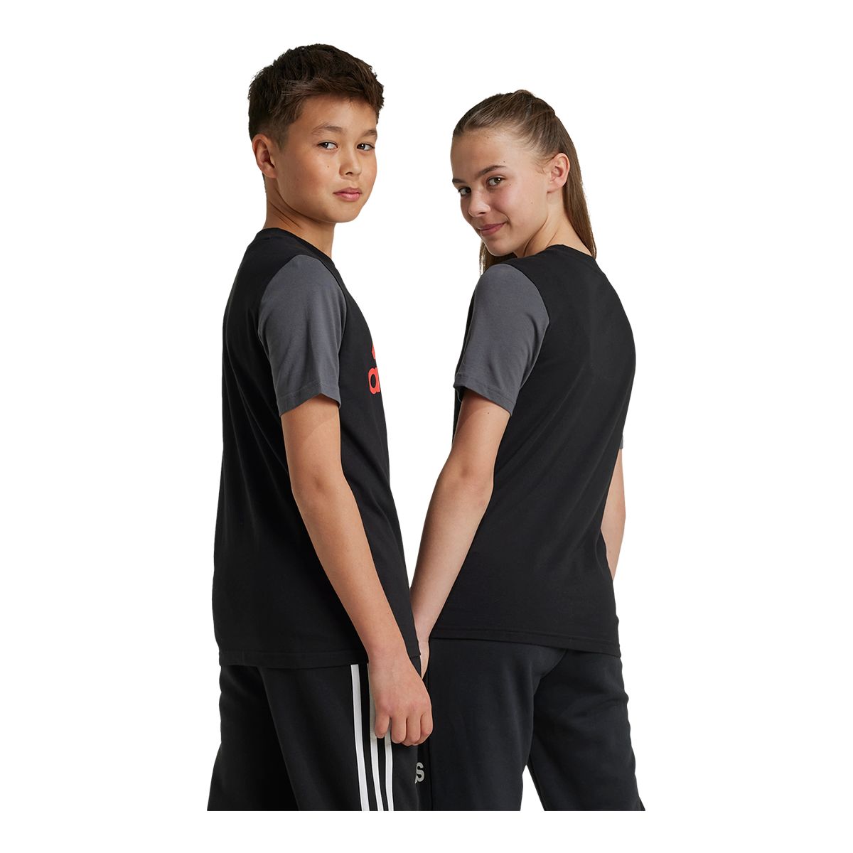 adidas Kids' Big Logo Colorblock T Shirt