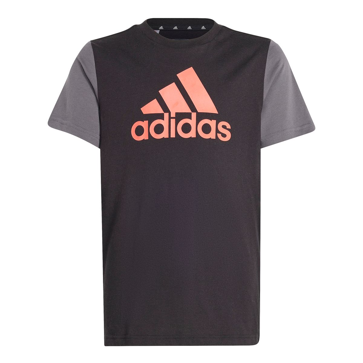 adidas Kids' Big Logo Colorblock T Shirt