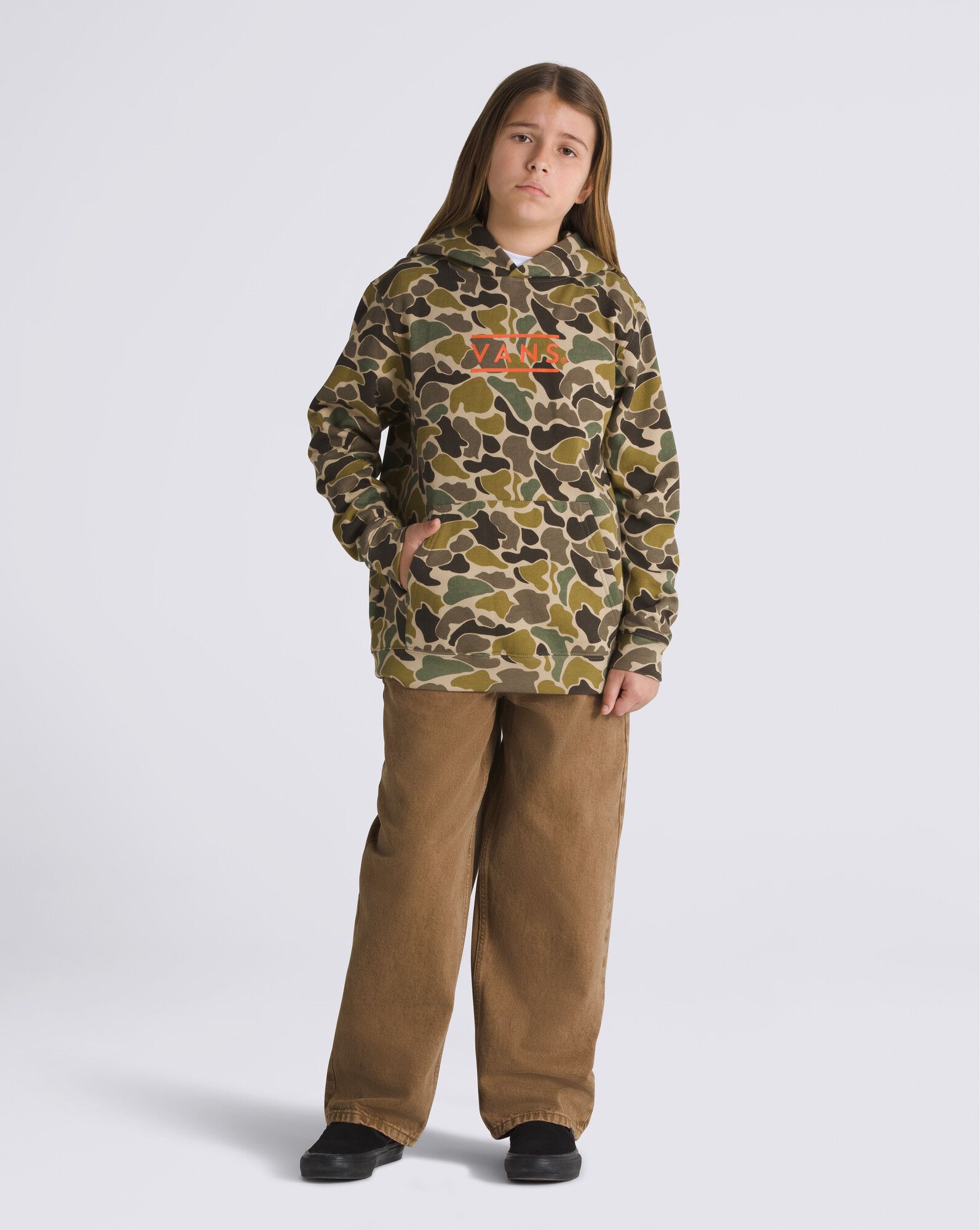 Vans Kids' Half Box Camo Pullover Hoodie