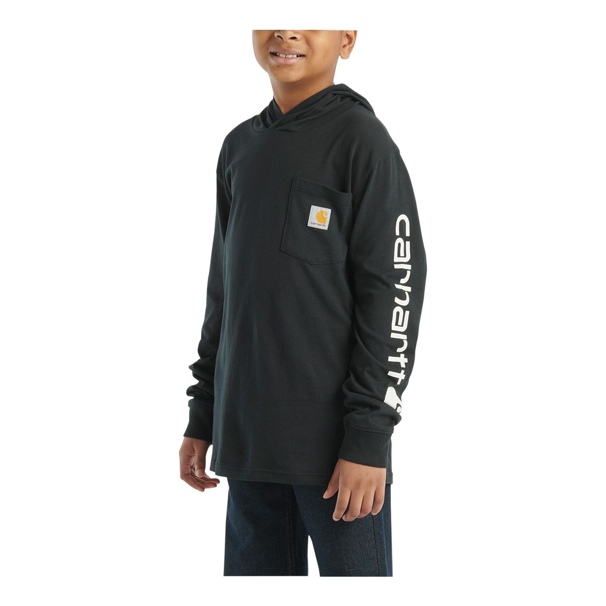 Carhartt Kids' Hooded Long Sleeve T Shirt
