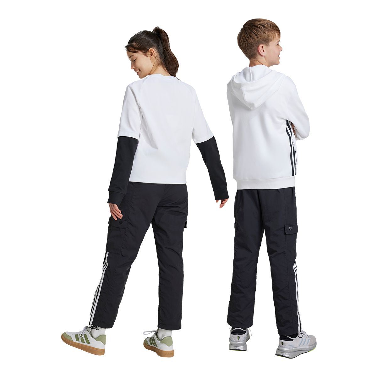 adidas Boys' Street Jam Woven Cargo Pants