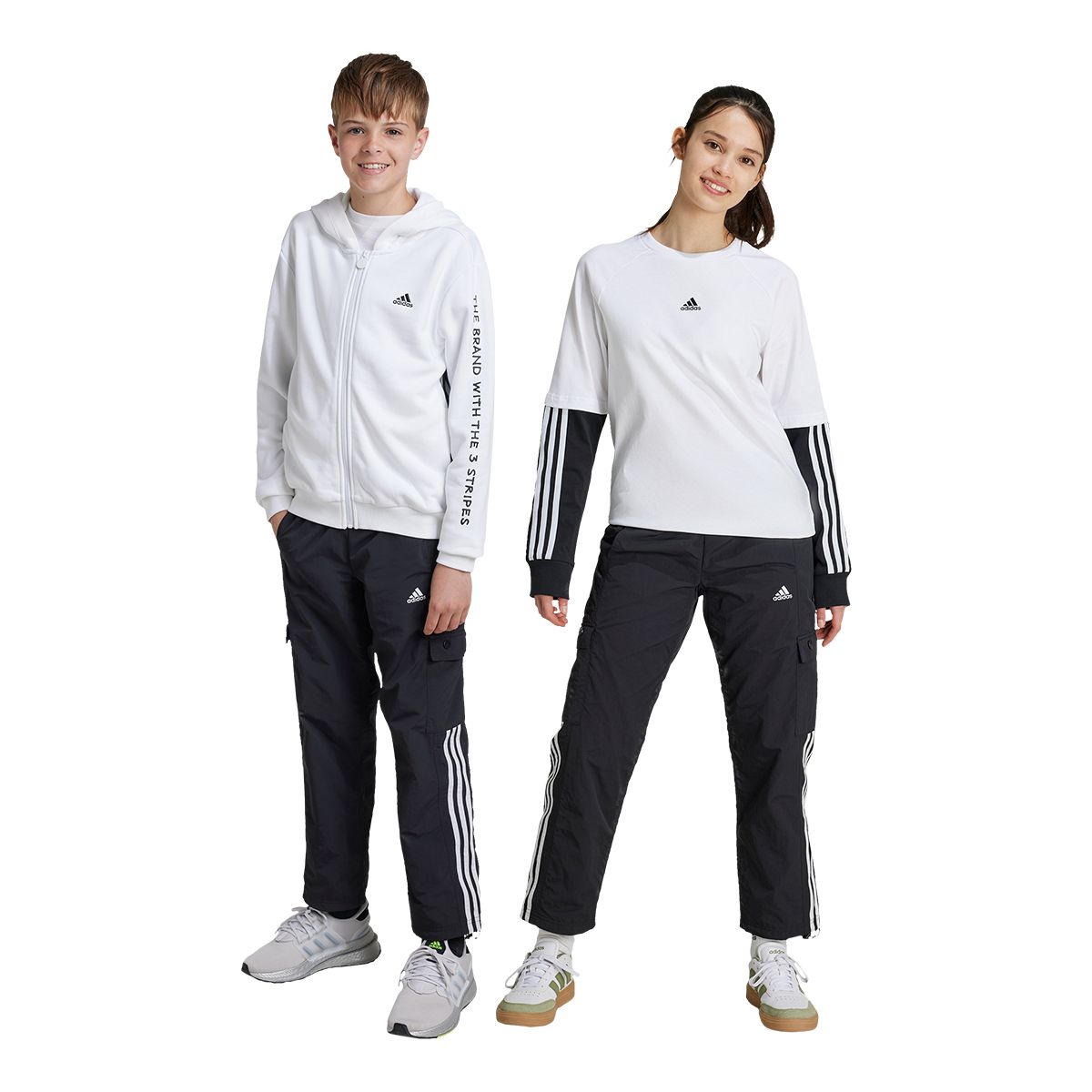 adidas Boys' Street Jam Woven Cargo Pants