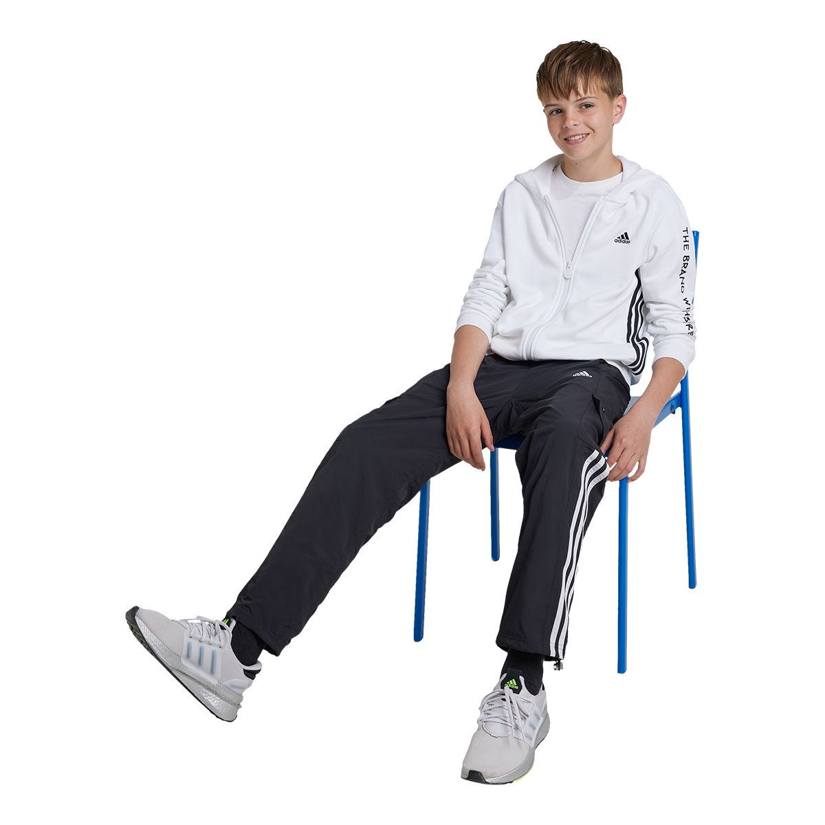 adidas Boys' Street Jam Woven Cargo Pants