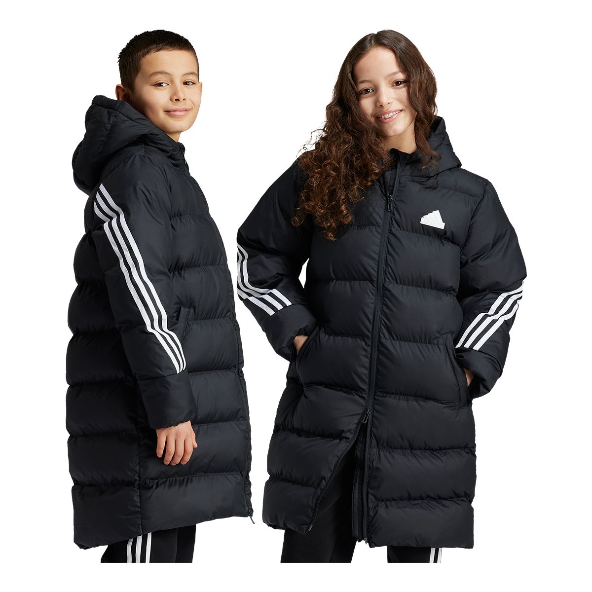 adidas Boys' Future Icons Long Padded Jacket