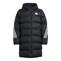 adidas Boys' Future Icons Long Padded Jacket Front_Flat