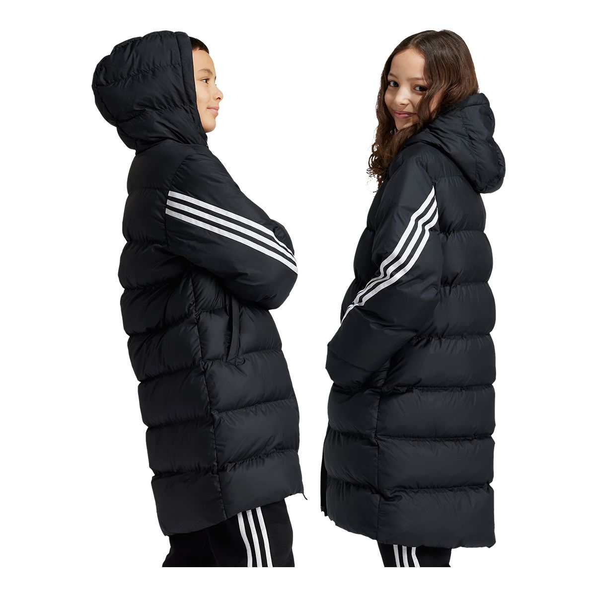 adidas Boys' Future Icons Long Padded Jacket | SportChek