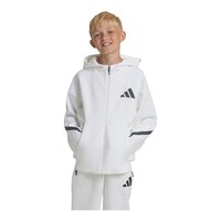adidas Boys' Z.N.E. Full Zip Hooded Track Jacket Front_Flat