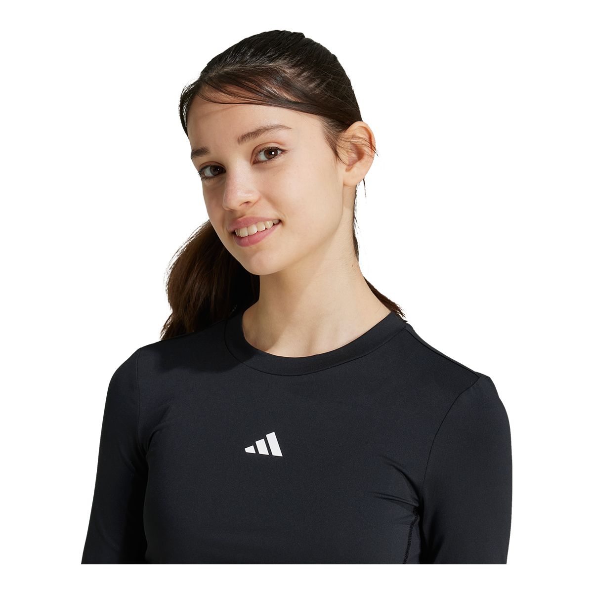adidas Kids' Techfit Long Sleeve Shirt