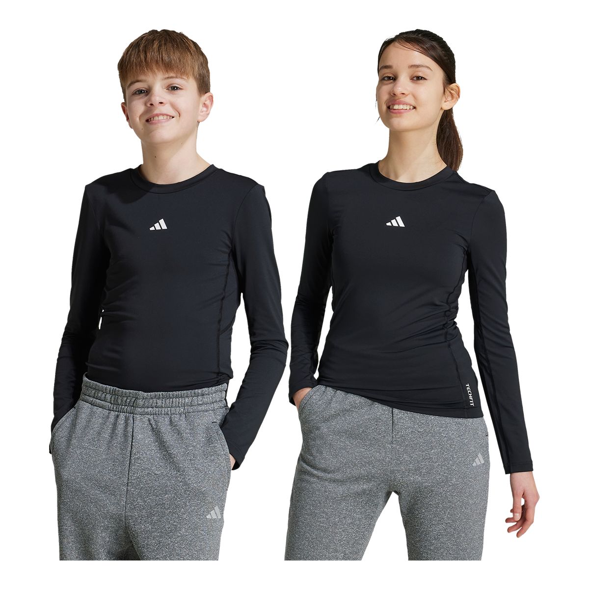 adidas Kids' Techfit Long Sleeve Shirt