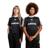 adidas Originals Boys' 3-Stripe T-Shirt Front_Flat