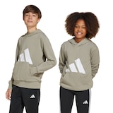 adidas Kids' Big Logo French Terry Pullover Hoodie Front_Angled_Left