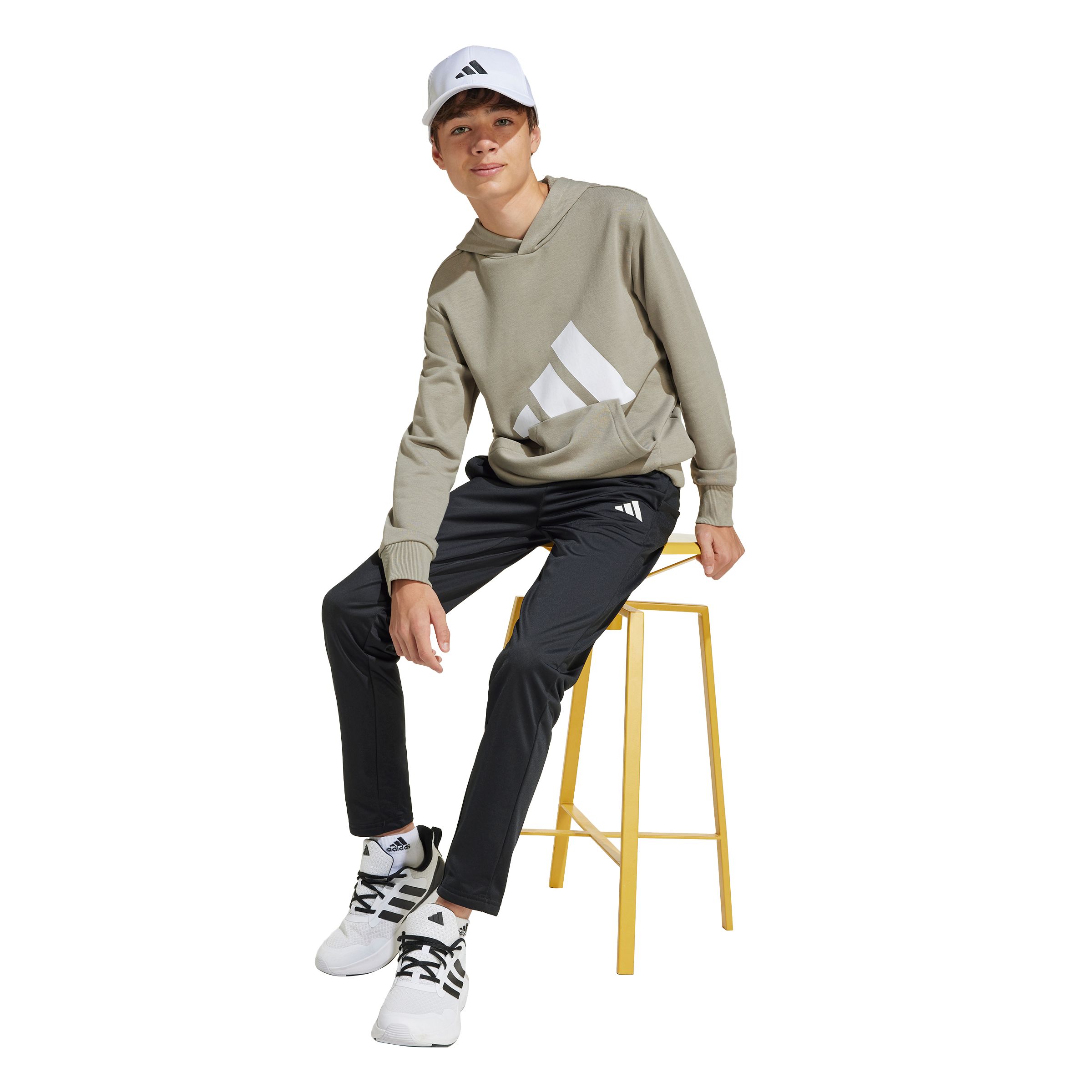 adidas Kids' Big Logo French Terry Pullover Hoodie