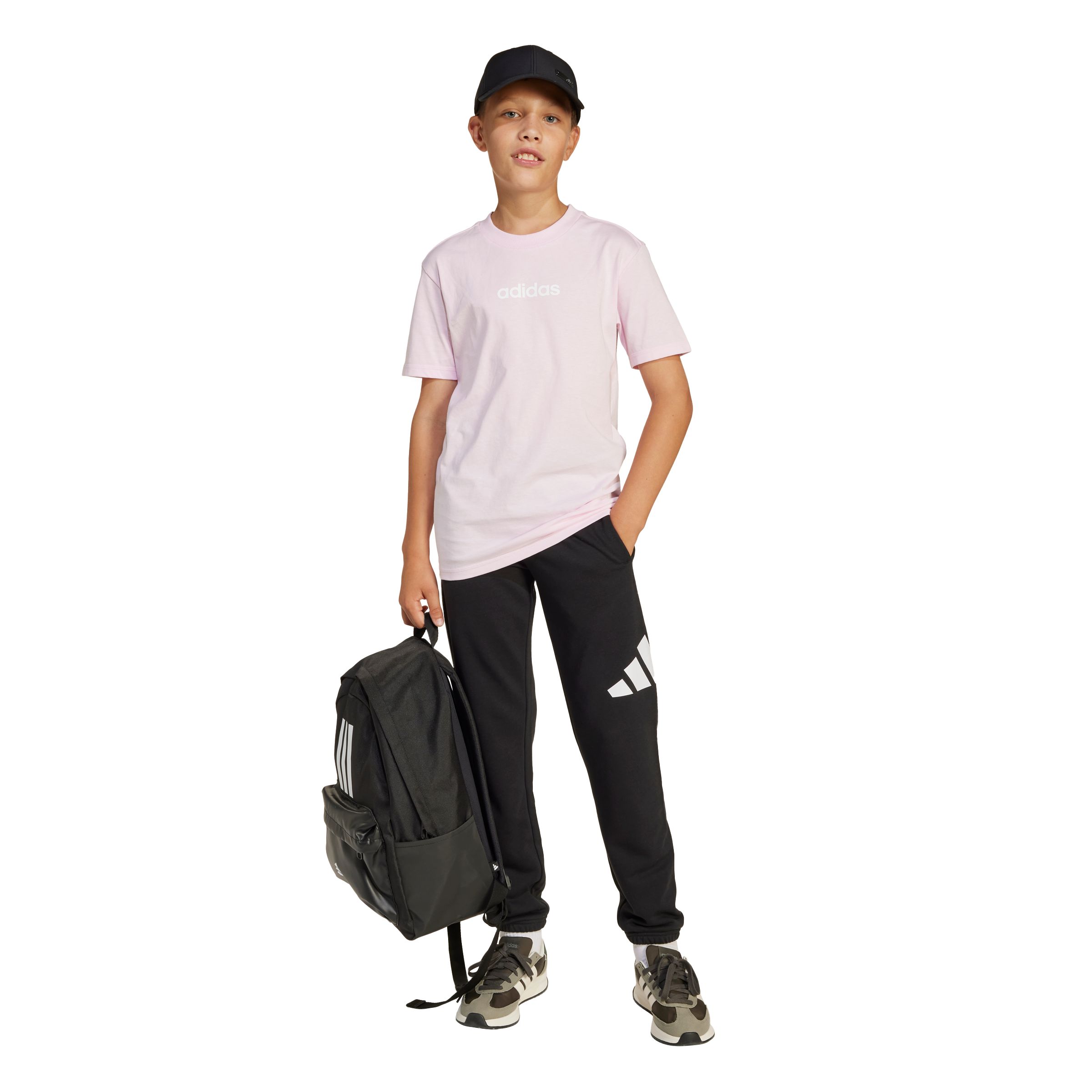 adidas Kids' Big Logo French Terry Pants