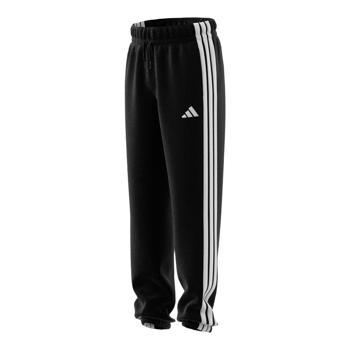 adidas Boys' 3-Stripe Fleece Pants