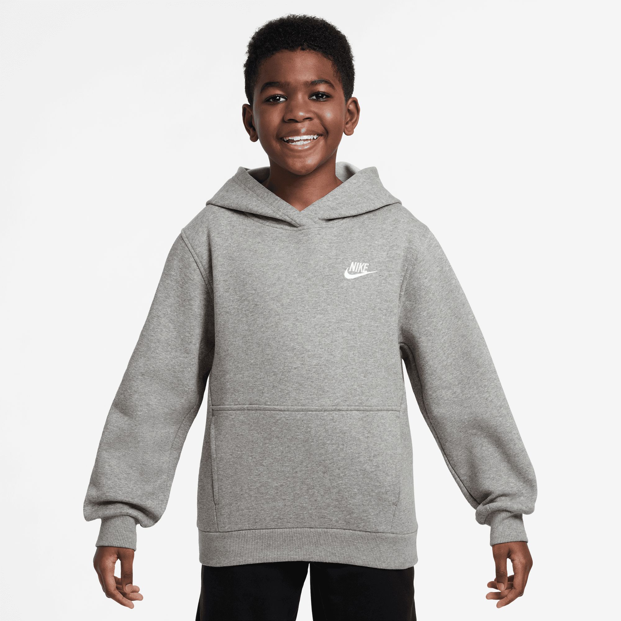 Nike Sportswear Boys' Club LBR Pullover Hoodie