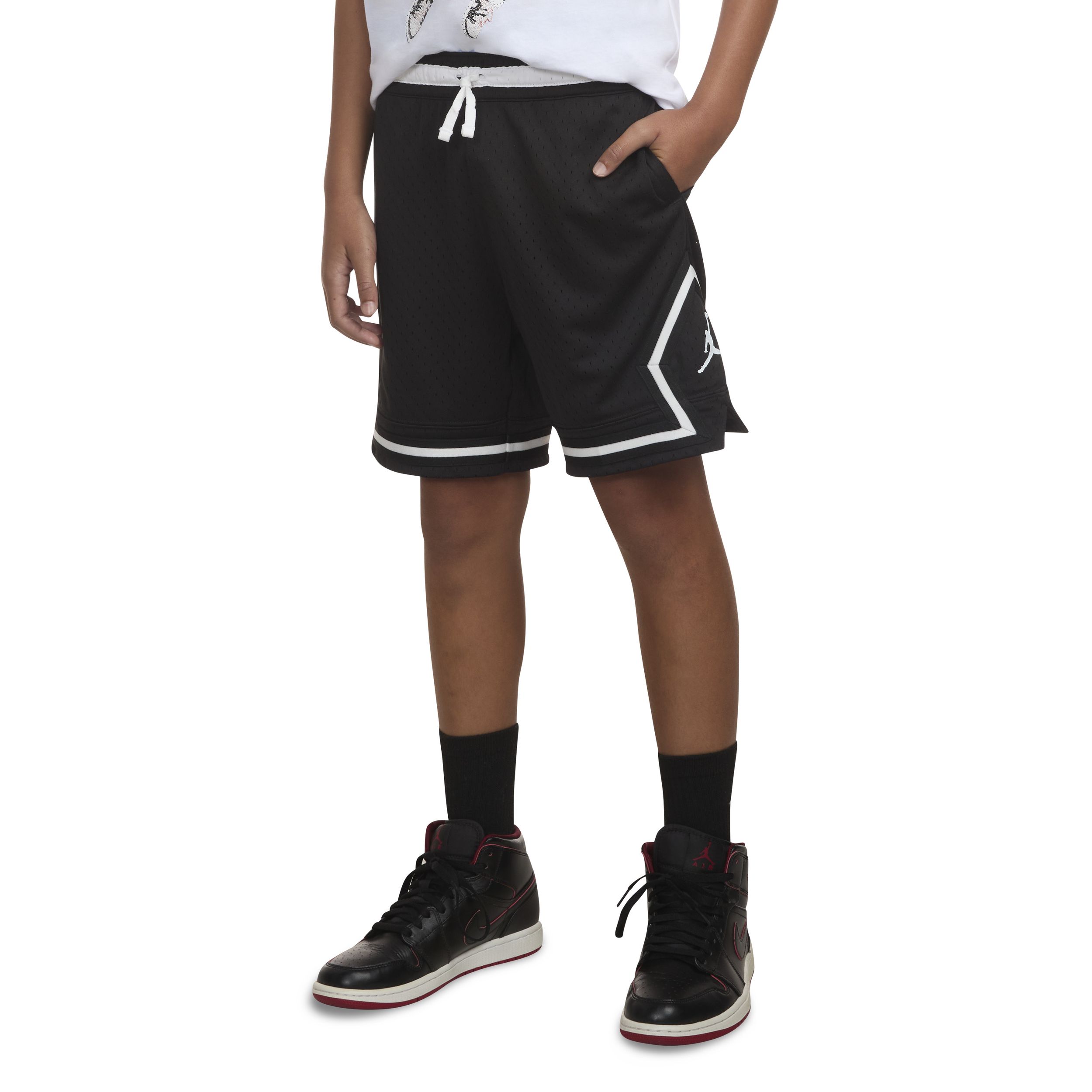 Jordan Boys' Dri-FIT Sport Diamond Basketball Shorts