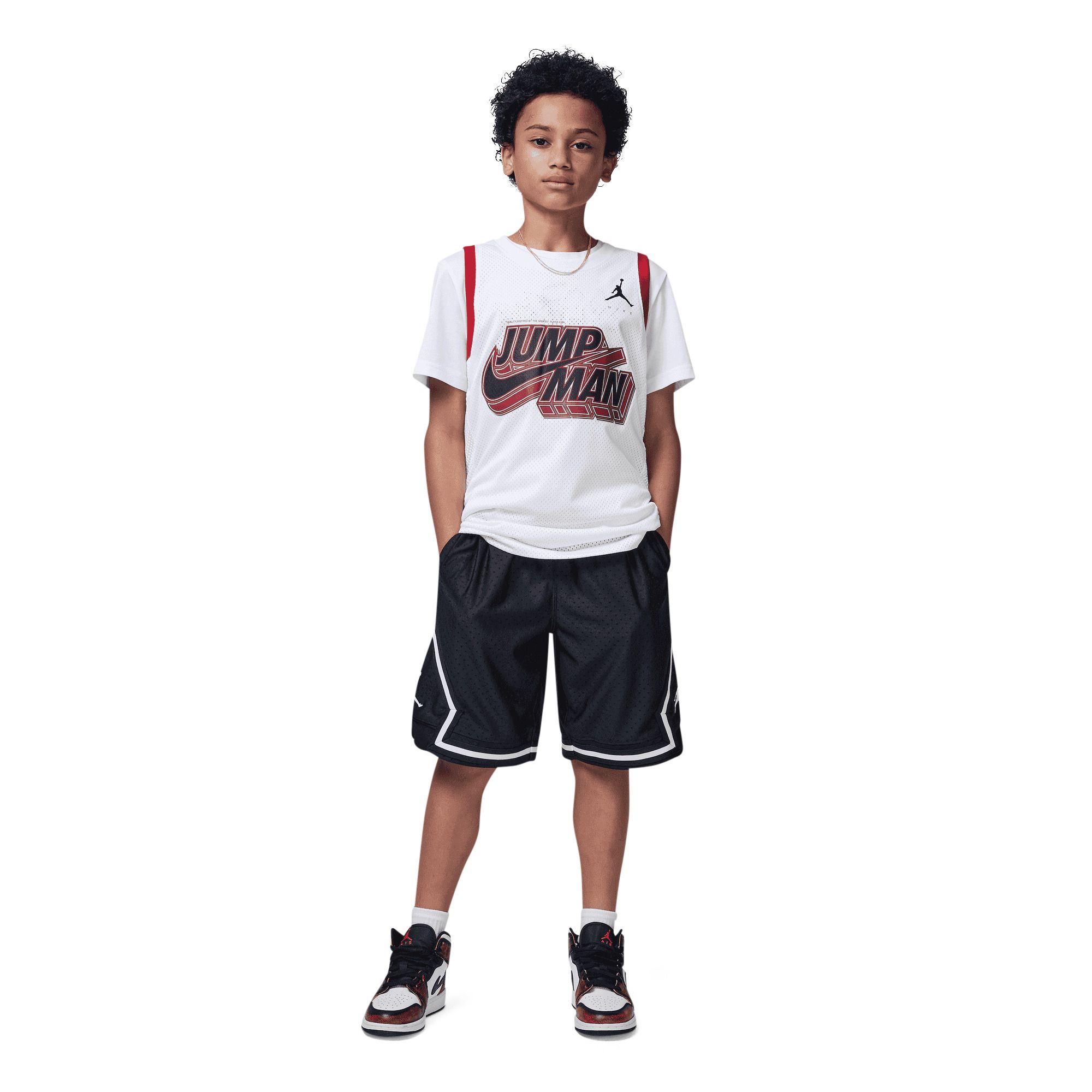 Jordan Boys' Dri-FIT Sport Diamond Basketball Shorts