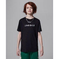 Jordan Boys' Wordmark Graphic T Shirt Front_Flat