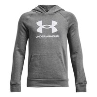 Under Armour Boys' Rival Fleece Big Logo Hoodie Front_Flat