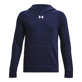 Under Armour Boys' Rival Fleece LBR Hoodie Front_Flat
