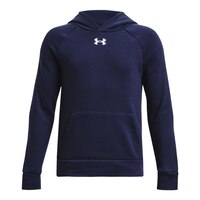 Under Armour Boys' Rival Fleece LBR Hoodie Front_Flat