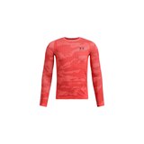 Under Armour Boys' HeatGear© Armour Long Sleeve Shirt Front_Flat