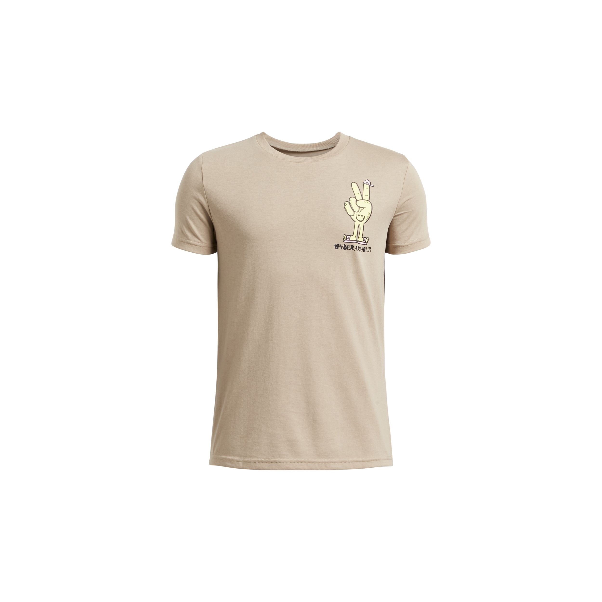 Under Armor Boys' Novelty Peace Love T Shirt