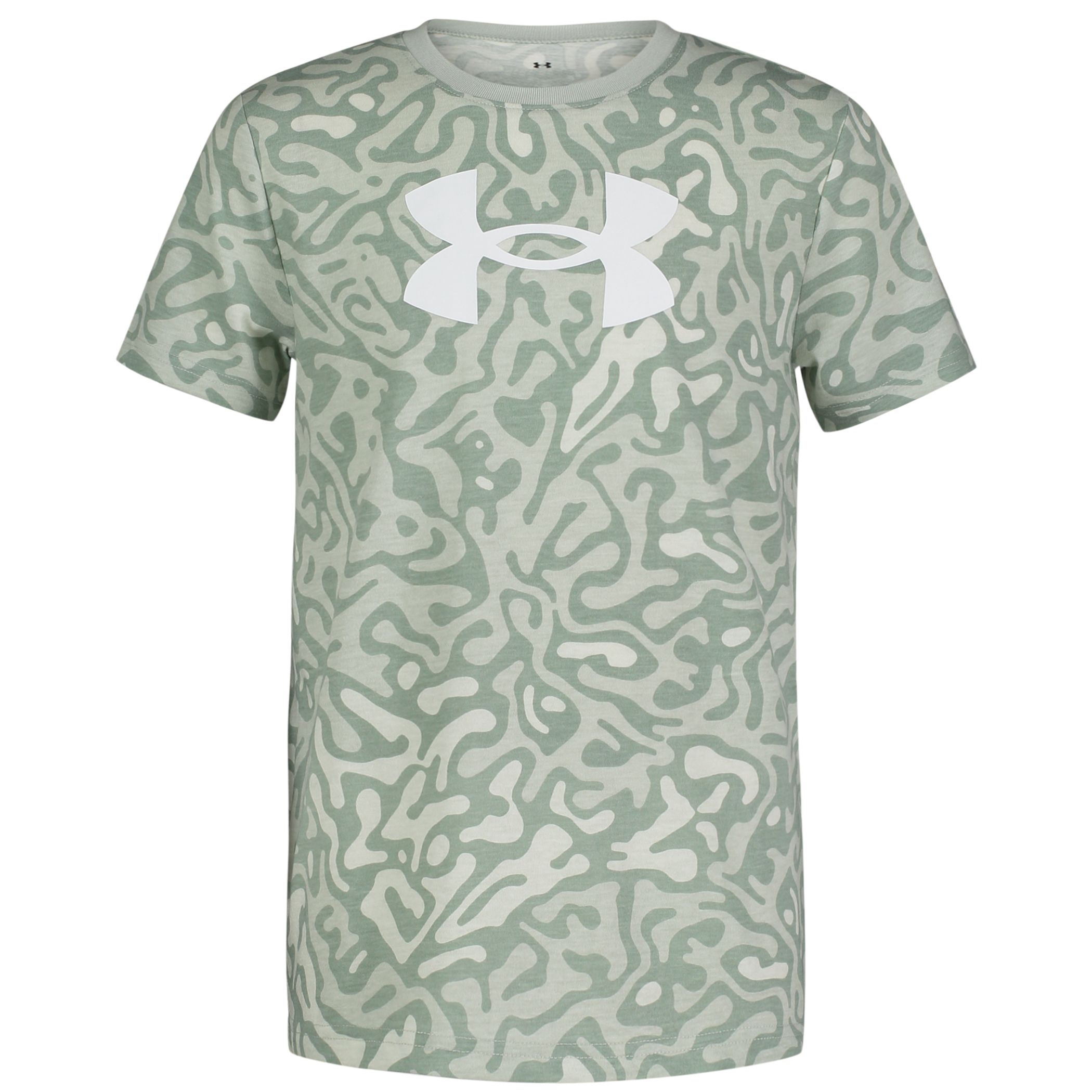 Under Armour Boys' Bio Test All Over Print Logo T Shirt