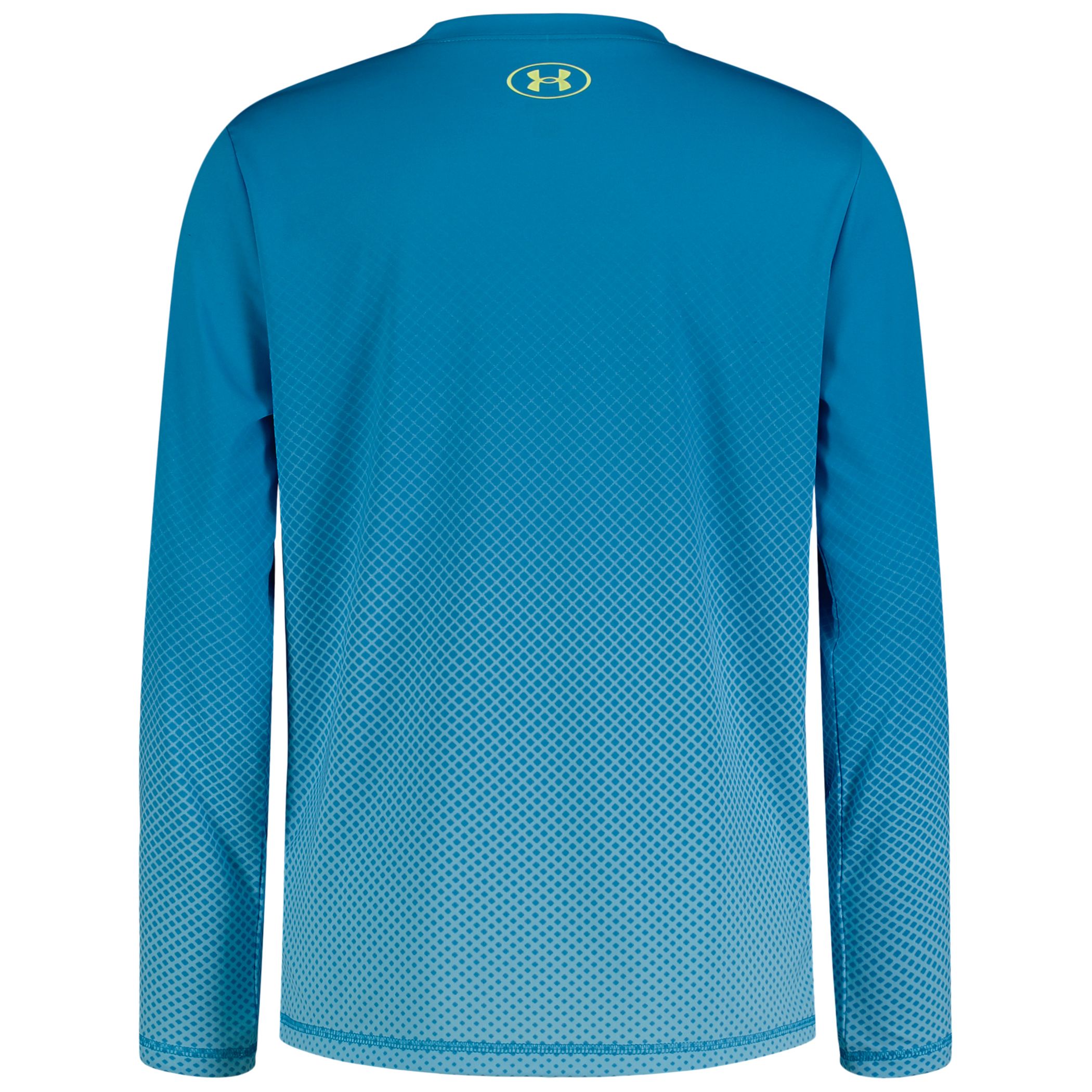 Under Armour Boys' Textured Logo UPF Long Sleeve Shirt